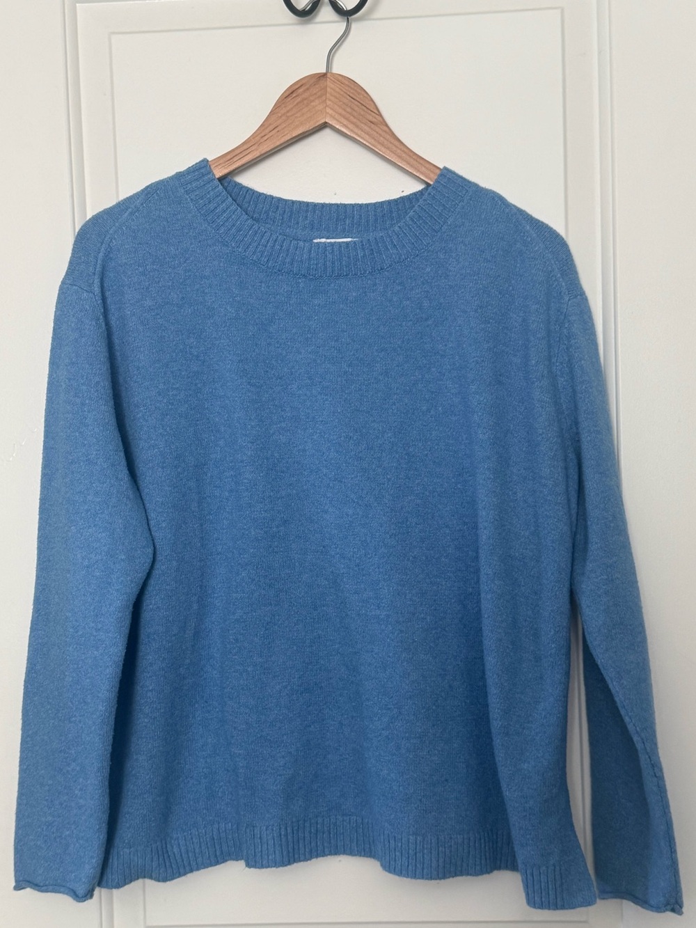 J. Jill Sky Blue Crewneck Sweater